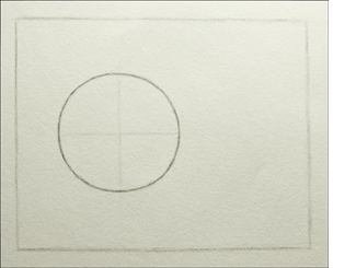 An accurate contour of the sphere.
