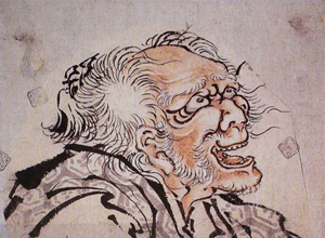 Hokusai self portrait