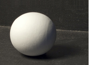 Reference photo for the sphere drawing tutorial.
