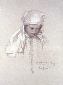 Portrait by Alphonse Mucha