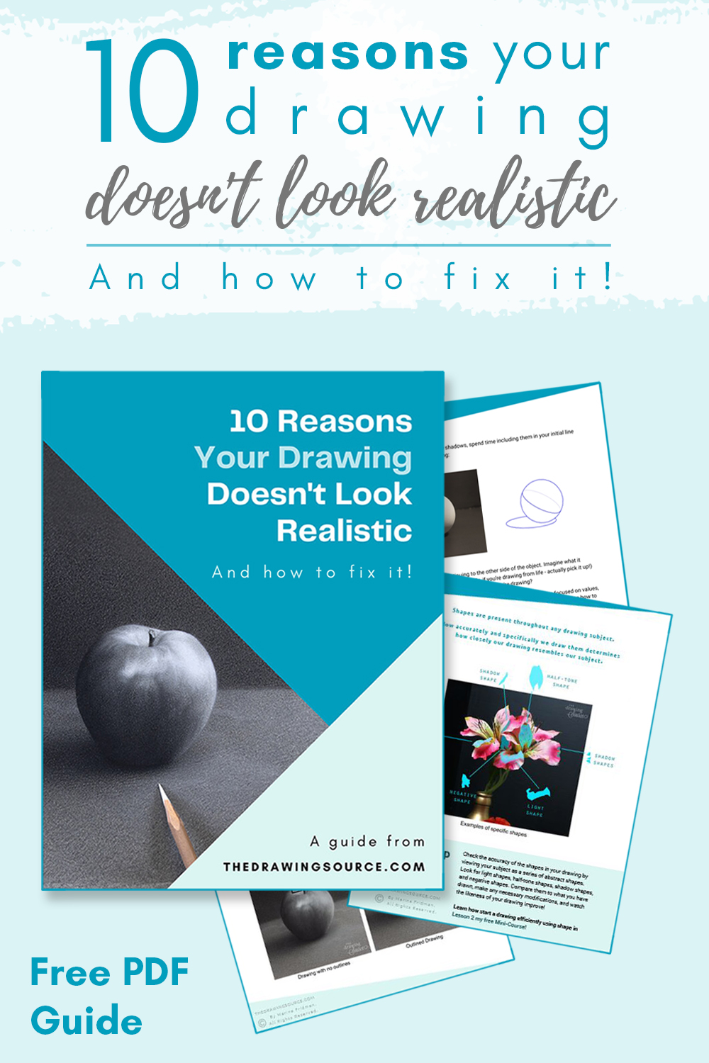 10 Reasons Your Drawing Doesn't Look Realistic - and how to fix it!