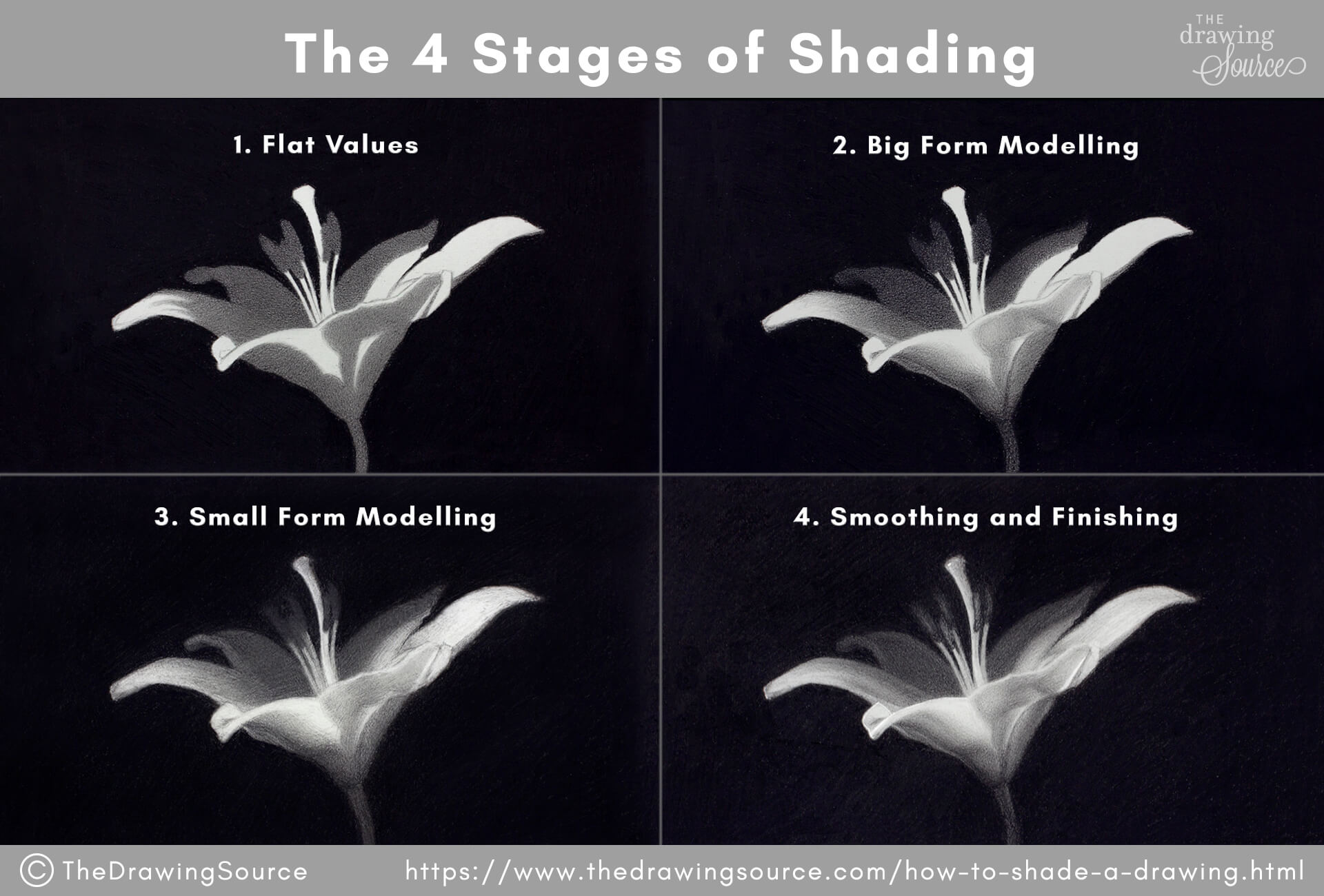 4 Stages of Realistic Shading 4 Stages of Realistic Shading