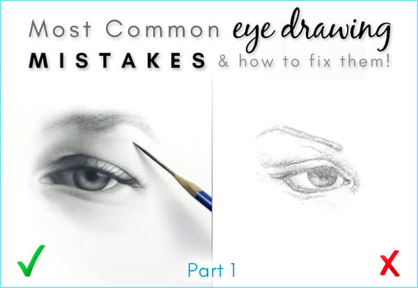 Most Common Eye Drawing Mistakes Part 1