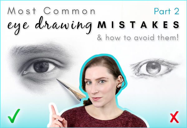 Most Common Eye Drawing Mistakes - Part 2