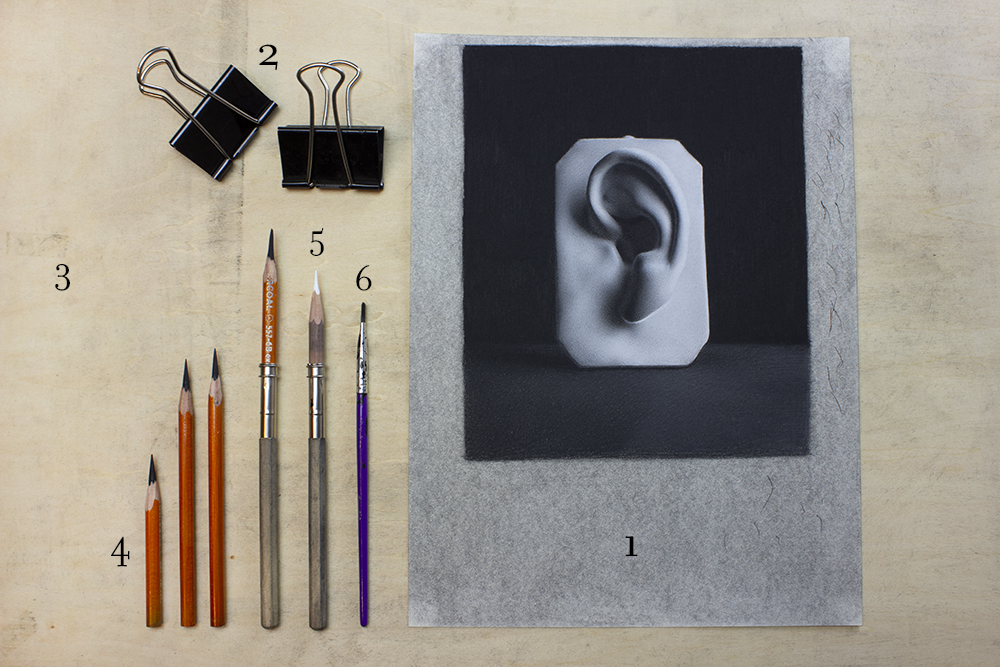 How to Create a Blended Black and White Charcoal Drawing