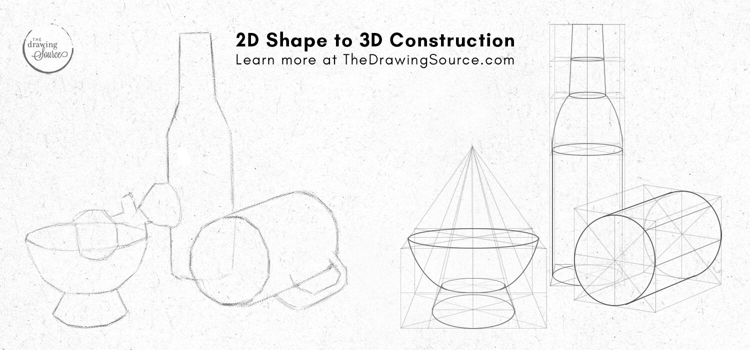 Block-in to construction drawing