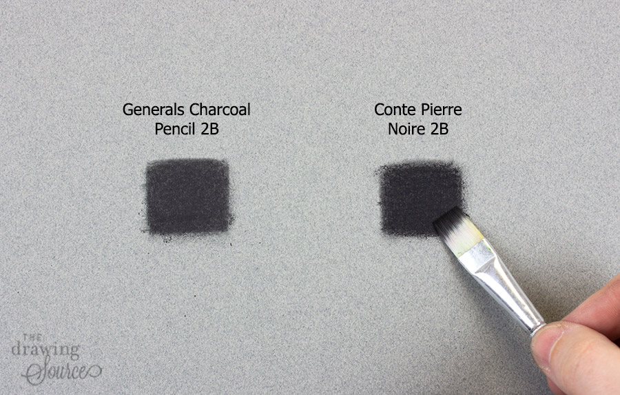 Charcoal pencils shop vs graphite pencils