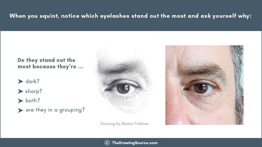 Drawing realistic eyelashes Drawing realistic eyelashes