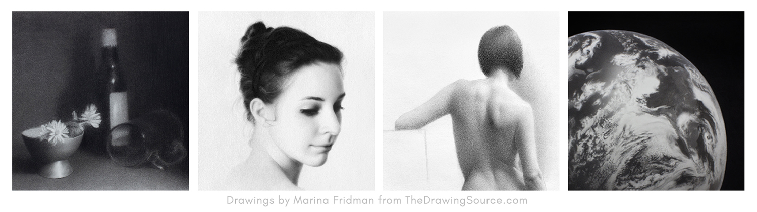 Drawings by Marina Fridman from The Drawing Source