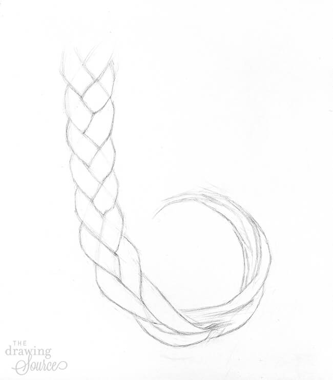 How to Draw a Braid (Realistically!): Step by Step Tutorial