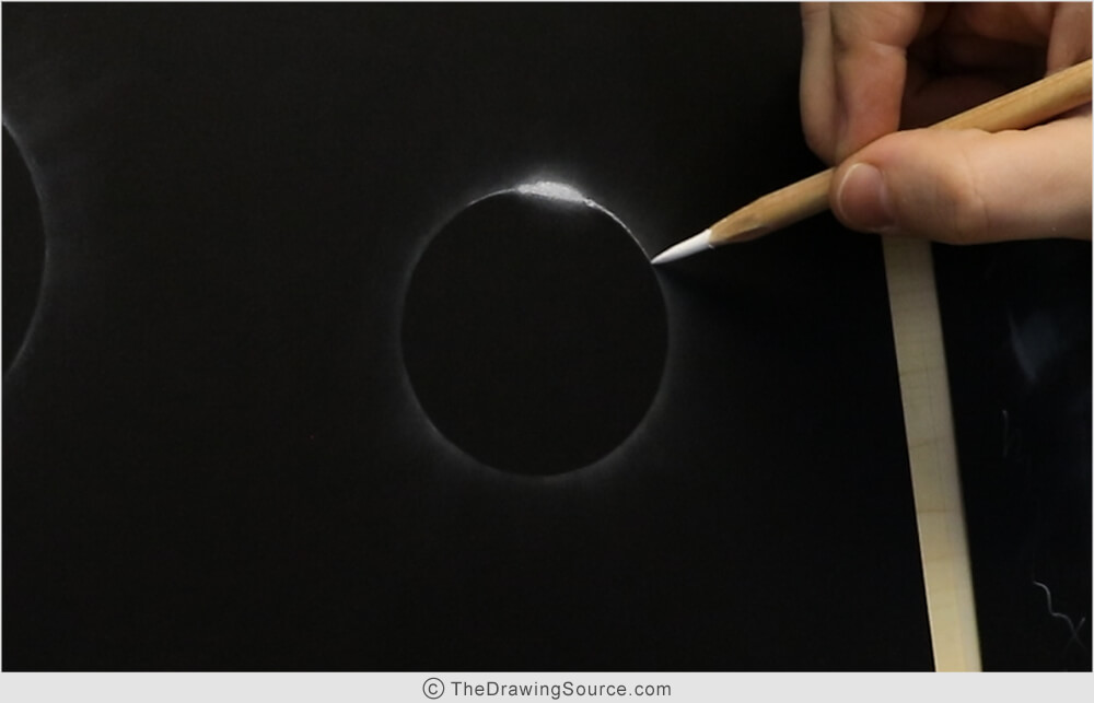 How to draw an eclipse