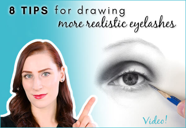 8 tips for drawing more realistic eyelashes