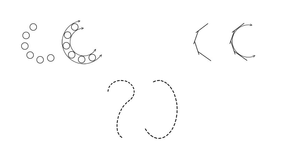 Examples of implied lines