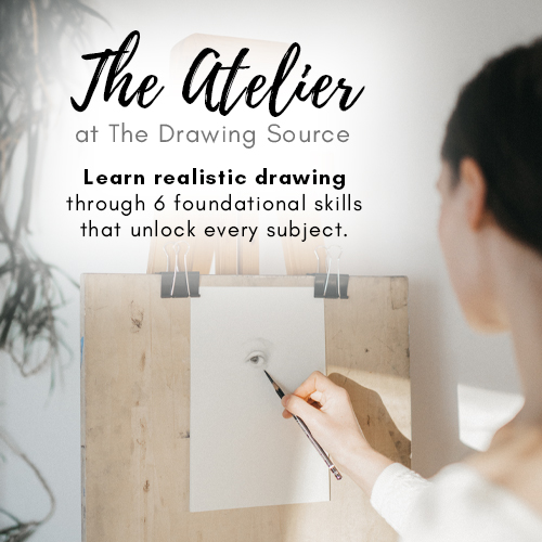 Learn realistic drawing at The Drawing Source Atelier