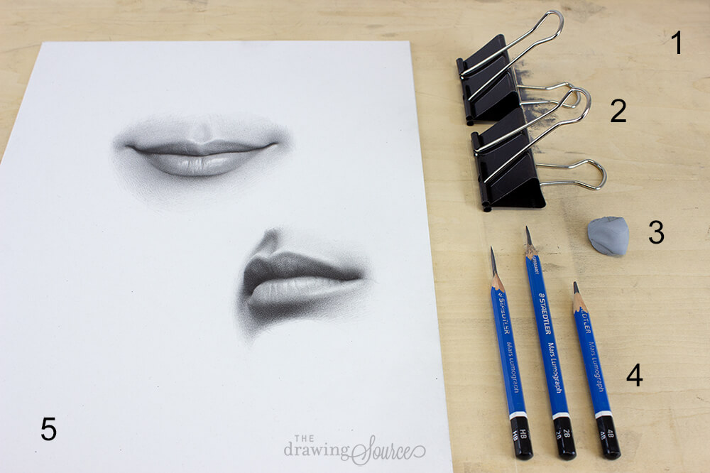 How to Draw Realistic Lips Step-by-Step in 3 Different Ways – Arteza.com
