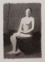 Three value figure sketch