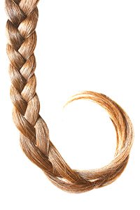 Downloadable braid reference photo for the braid drawing tutorial.