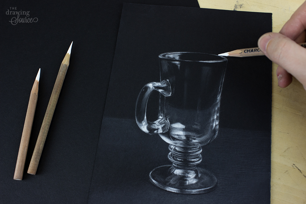 How to Use White Charcoal Pencils